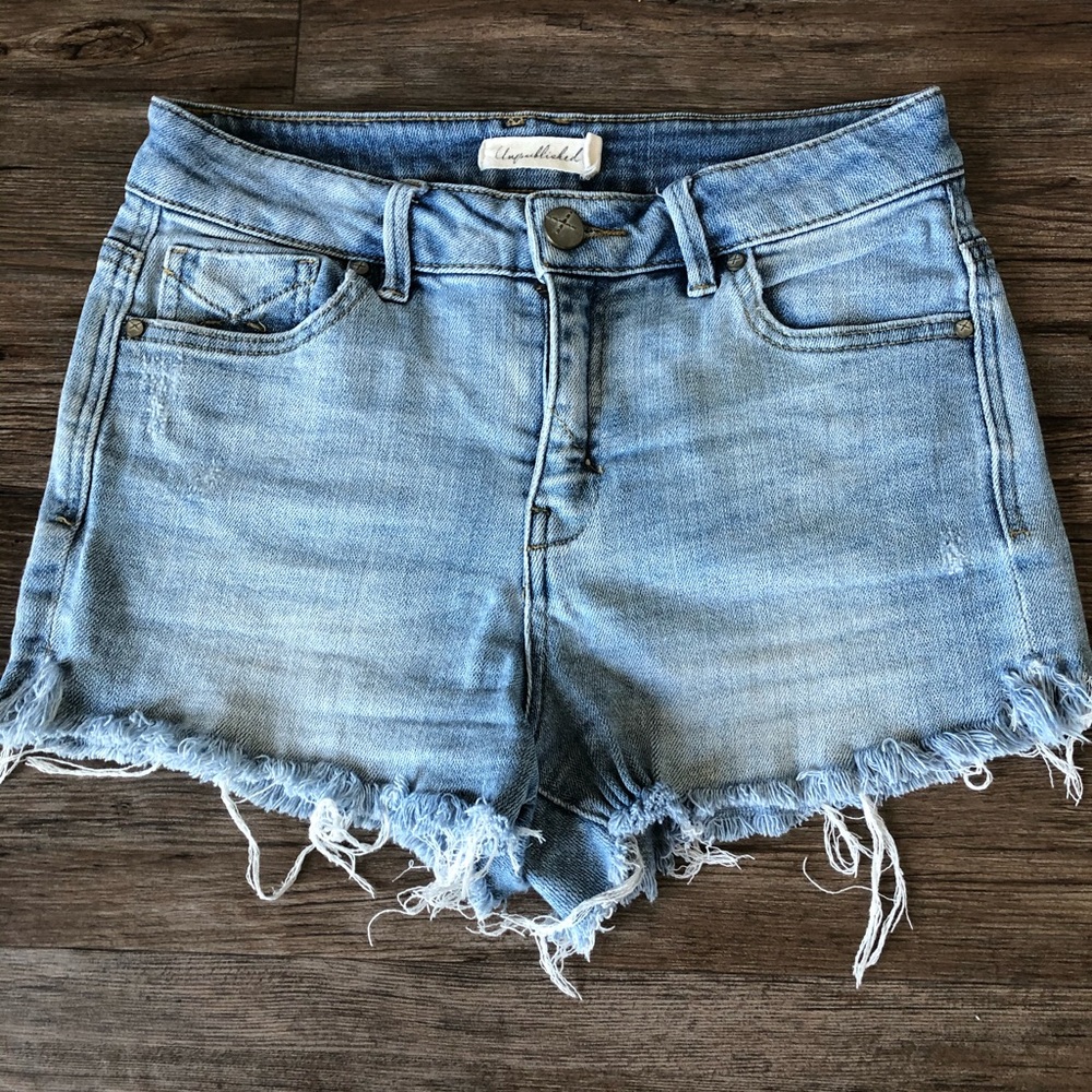 Unpublished jean shorts